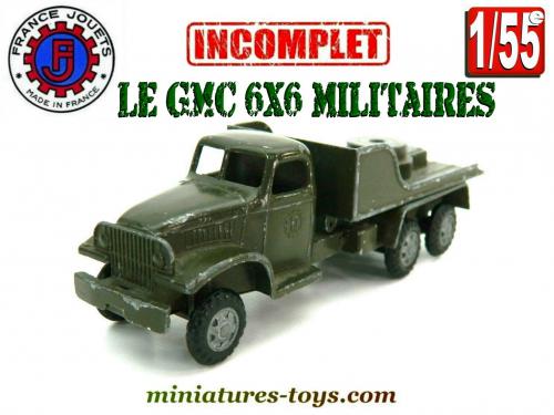 Rare Camion Militaire GMC France Jouet – Tôle – Routier FJ – Joustra – Vintage