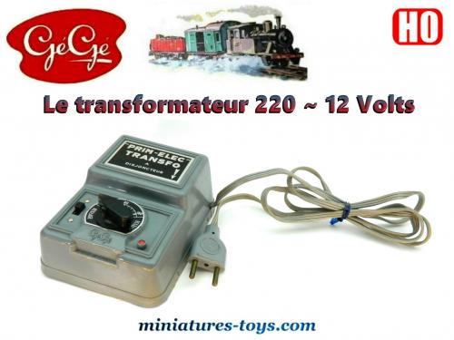 Le transformateur 110 220 Volts pour trains miniatures zéro de la marque  Elec miniatures-toys