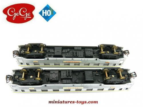 Lot De 3 Wagons SNCF AQUILON 1ère Classe - GéGé (Modifiés)