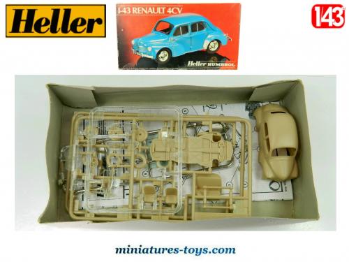 Maquette voiture : Kit : Renault 4 CV - Jeux et jouets Heller