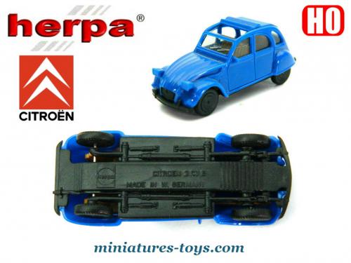 Citroën 2CV Miniature H0 échelle 1:87 - Wiking Ou Herpa - Modèle Collection