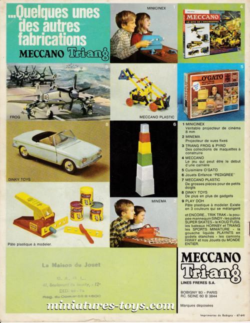 LOT DE 10 CATALOGUES DE TRAINS JOUEF, MARKLIN, HORNBY