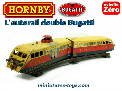 Autorail Bugatti Hornby échelle 0 Mécanique SNCF 1950