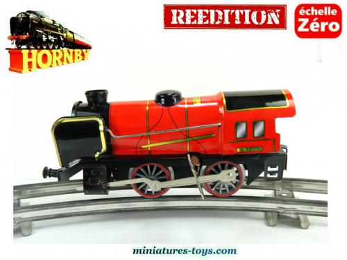 Locomotive à Vapeur Mécanique Hornby échelle O - Rouge - Avec Tender - En L'état