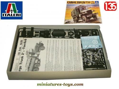 B437 Vintage 1960 France Jouet FJ GMC CCKW 353 Camion Militaire Kaki 1:55