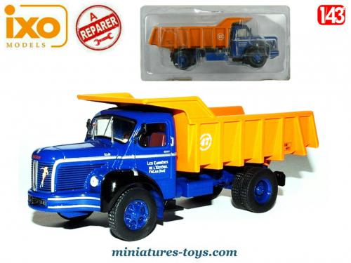 Camion Benne Berliet Solido N°303 – Échelle 1:43 – Métal – Occasion Très Bon état