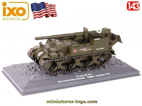 SOLIDO, Char canon automoteur M12 GMC militaire classy peg gaso line