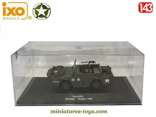 Ford GPA US Army – Modèle Réduit 1:43 – Prêt à Exposer – Sous Vitrine
