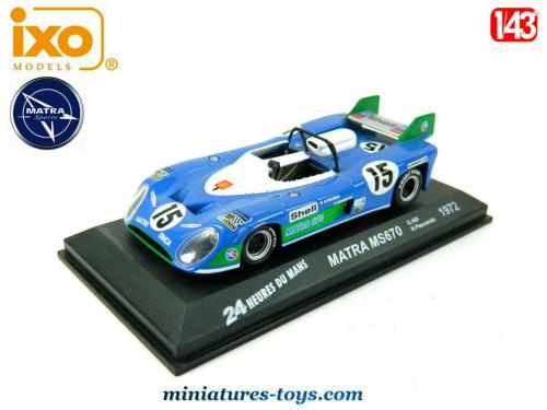 Ixo 1/43 – Matra 670 #15 – Vainqueur Le Mans 1972 – Miniature Diecast