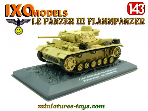 Char Allemand Panzer III Gris échelle 1:43 Altaya - Modèle Détaillé En Résine, Collection Militaire
