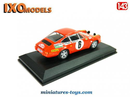 Miniature Porsche 911S 1970 #6 Monte-Carlo - Collection IXO Altaya 1/43, Neuve
