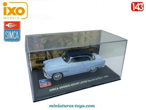 Miniature Simca Aronde Grand Large Rue De La Paix 1956 - Échelle 1/43 - Ixo Altaya - Neuf