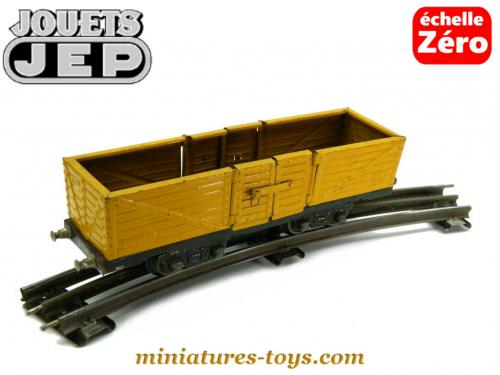 Le wagon transport de canon miniature échelle zéro O de la marque LR