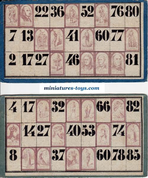c. 1920 - GRAND JEU BOTANIQUE ANCIEN LOTO DES FLEURS