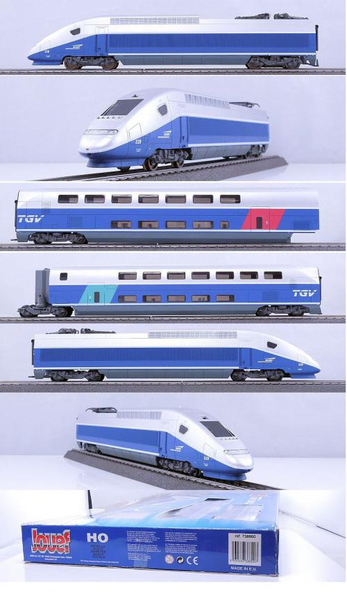 Le grand coffret du TGV duplex au H0 de Jouef miniatures-toys