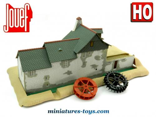 Maquette Moulin Sarthois Jouef – échelle HO, Bâtiment Miniature, Fabrication Française, Occasion