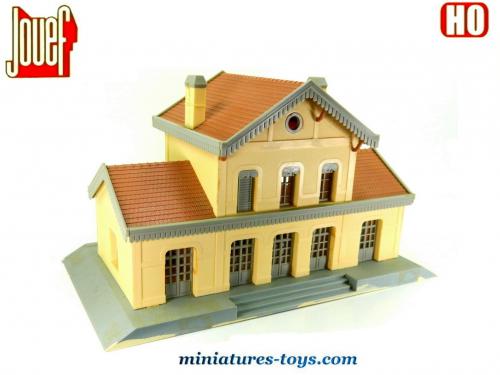 Maquette Gare Lusigny HO JOUEF - Neuve Non Montée - Plastique - Fabriquée En France