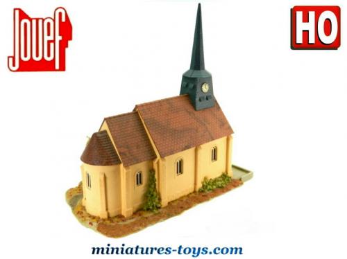 L glise Du Village En Miniature Par Jouef Au H0 HO 1 87e Miniatures toys l-glise-du-village-en-miniature-par-jouef-au-h0-ho-1-87e-miniatures-toys