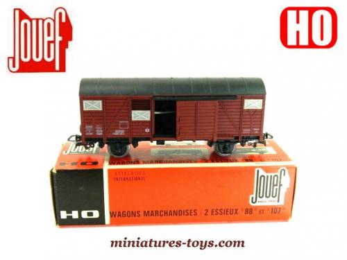 Wagon couvert 01 RIV-EUROP 80 DB - Fleischmann