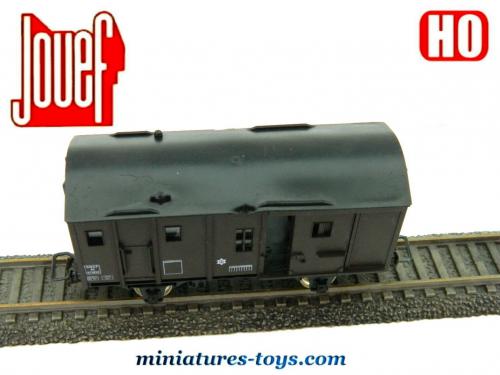 JOUEF HO 1/87 WAGON MARCHANDISES COUVERT A BOGIES T.P. N° 6530