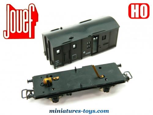 Le Fourgon De Queue Marchandises En Miniature Jouef Au H0 HO Incomplet 01 C 79012
