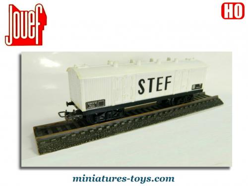 Wagon couvert frigorifique à bogies Isotherme STEF réf. 6560