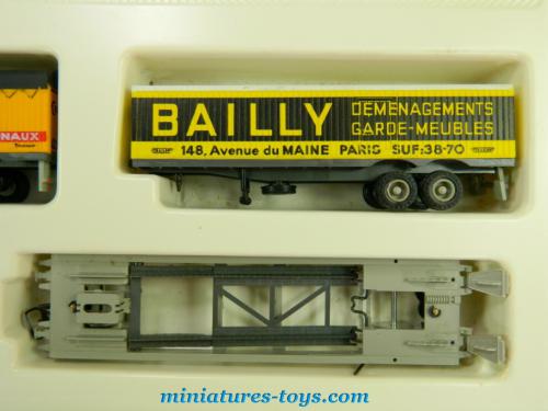 Le coffret de deux wagons kangourou en miniature par Jouef au H0
