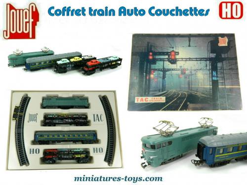Coffret Train Jouef Ho Tac Auto Couchettes - Occasion