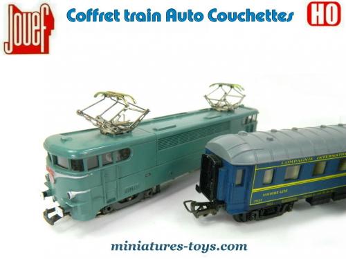 Le coffret de train électrique TAC Train Auto Couchettes par Jouef au HO H0  miniatures-toys