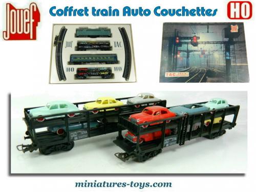 Coffret Train électrique Jouef Ho - Train Auto Couchettes - Occasion
