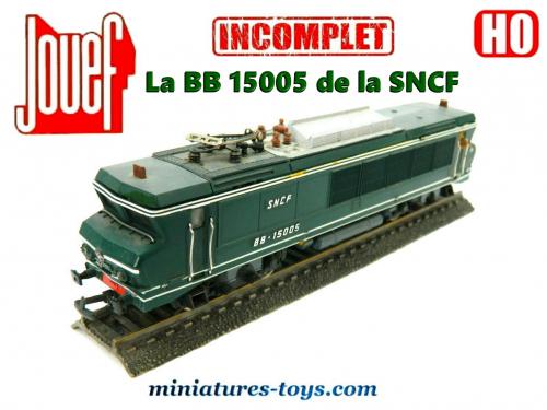 Locomotive électrique Jouef HO BB 15016 SNCF - Sans Boîte, Sans éclairage - Pièce Occasion