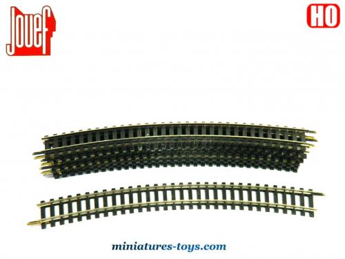 Lot De Rails Jouef Pour Train Miniature - Courbes, Droites, Butoirs, Occasion