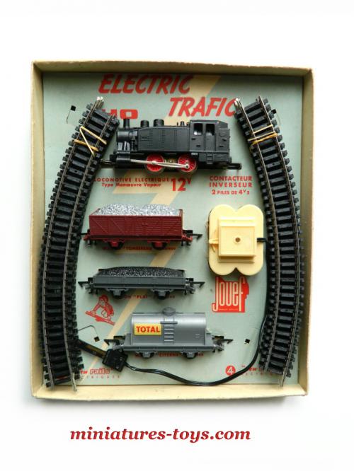 Le coffret de train électrique Electric Trafic des années 1960 de Jouef au H0 miniatures-toys