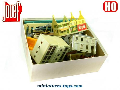 LOT De Bâtiments, Décors Et Gares Jouef Pour Train électrique HO - Occasion, Pour Maquettistes