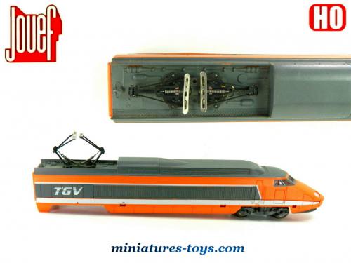 La motrice du TGV Sud Est en miniature par Jouef au HO H0 incomplète