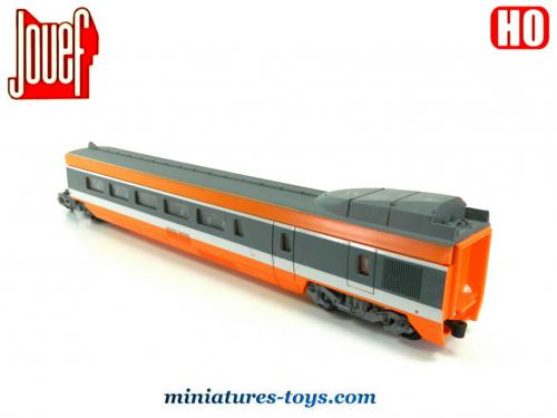 HJ4115 Jouef (H0 1:87) TGV Sud -Est, blue and metal grey livery, 1st class intermediate coach, SNCF period VI