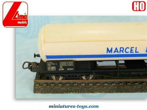Wagon Citerne Jouef HO 6514 Pare Soleil Marcel Millet Essence SNCF - Rare