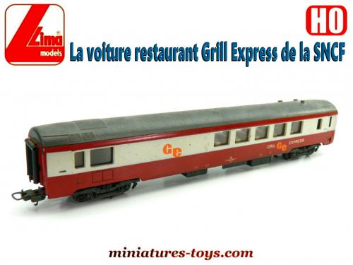 Voiture à Voyageurs Grand Confort Avec Restaurant Grill Express - Jouef - Modèle Réduit Occasion