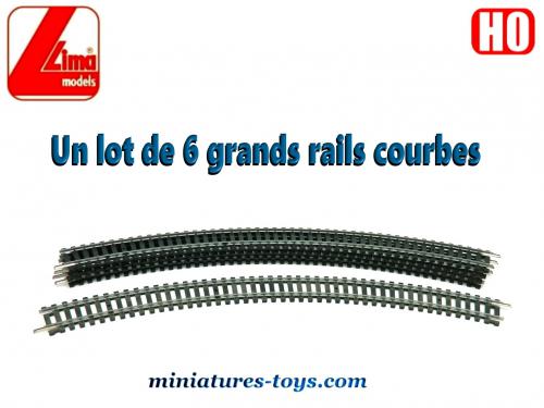 Lot De Rails MEHANO HO - Courbes Et Droits Pour Train électrique - Occasion