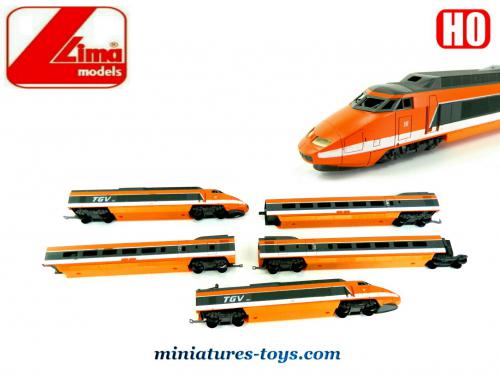 JOUEF HO TGV SUD-EST 6 ELEMENTS SNCF MOTRICE VOITURES TRAIN ELECTRIQUE