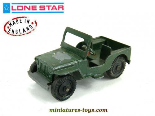 CIJ Jeep Hotchkiss Willys Militaire Américaine – Miniature Tôle 1/24 – D'occasion