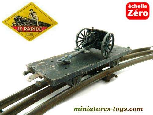 Wagon De Train JEP Transport D'arbres – Échelle O – Acier Embouti – Vintage Années 1950-70