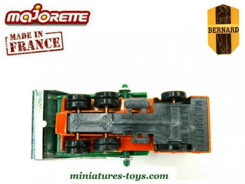 JOUET ANCIENNE MINIATURE Majorette France Camion Bernard Benne A Ordure
