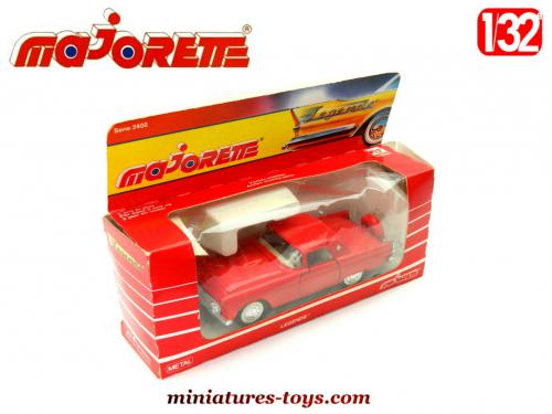 Voiture Miniature Ford Thunderbird Bleue à Rayure Rouge - Majorette 1:67 - Occasion