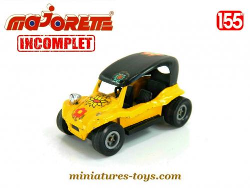 La Dune Buggy miniature de Majorette France incomplet au 1 55e