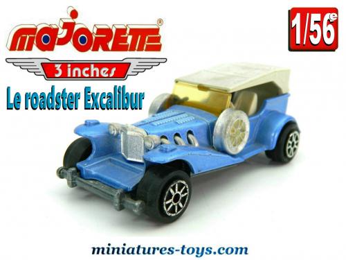 Majorette 267 Excalibur Miniature, Voiture Neuve Sous Blister, Fabrication Française