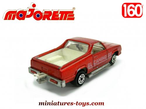 Mini Voiture Jouet MAJORETTE Rouge En Plastique - Vintage, Environ 3x1,5 Cm, Pour Collection