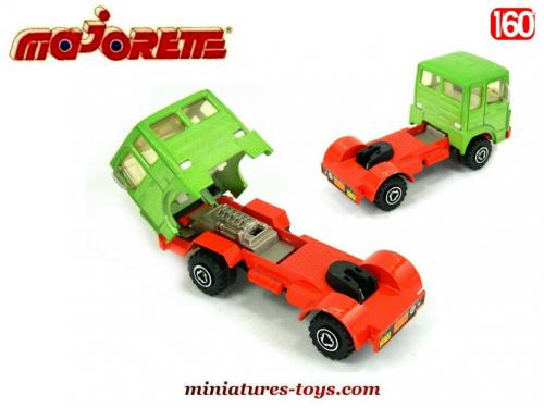 MAJORETTE - CAMION semi-remorque SAVIEM transport Lasser International