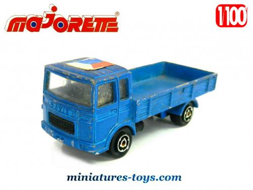 Camion Saviem ALDI Bleu - Globe Toys Par Majorette - Vintage - Collectionneur