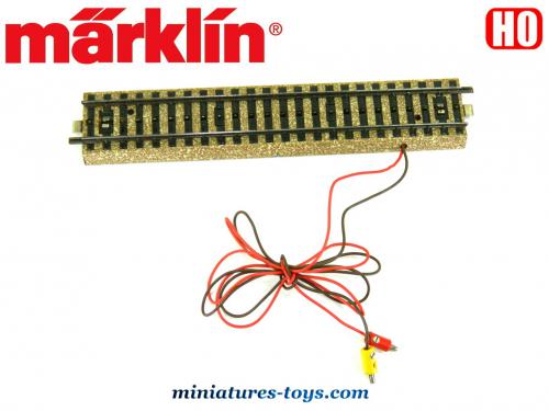 Rail Courbe Märklin 5201 - Échelle HO 1/87 - Ballasté - Rayon 437,4 Mm - Occasion